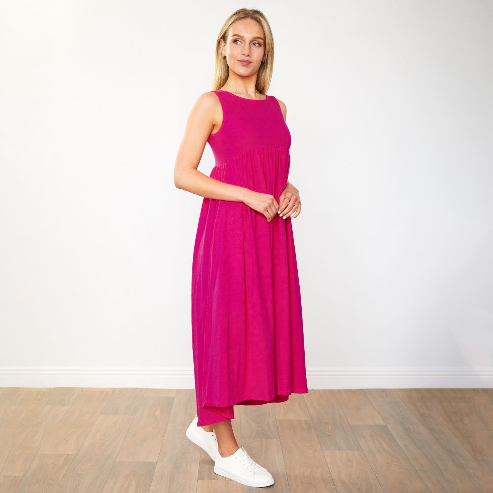 Elly Dress (Fuschia)
