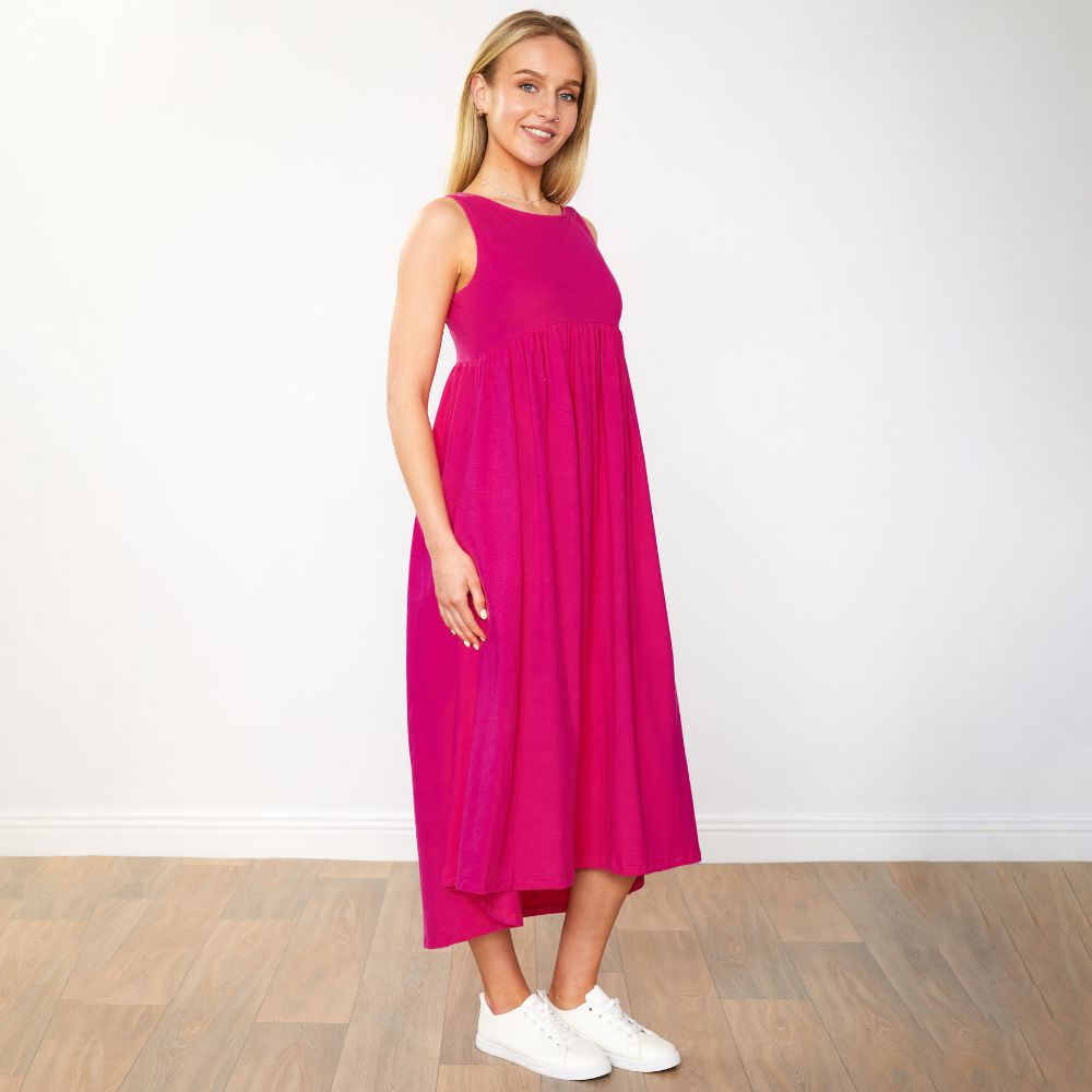 Elly Dress (Fuschia)