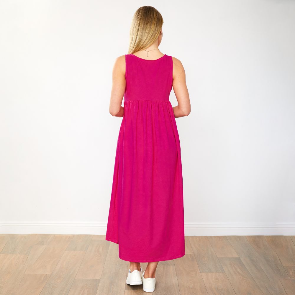 Elly Dress (Fuschia)