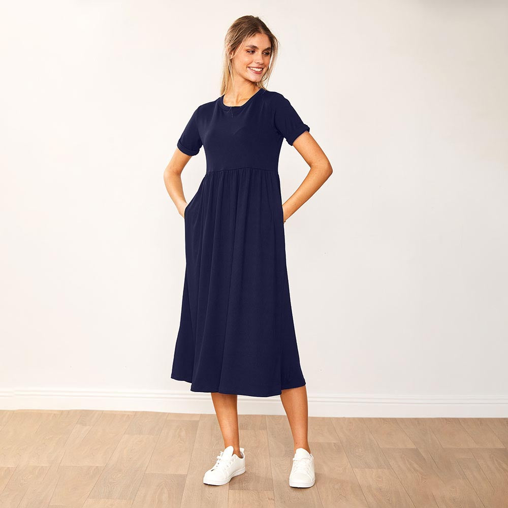 Ely Dress (Navy)