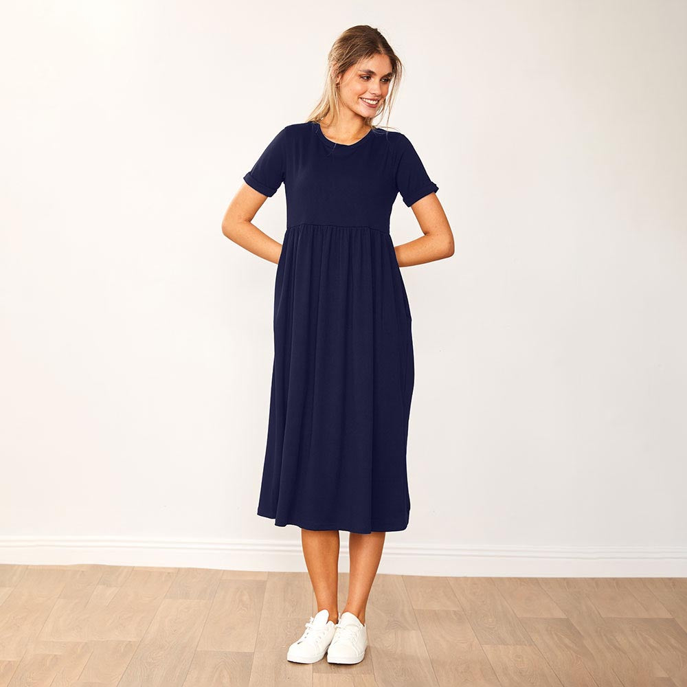 Ely Dress (Navy)