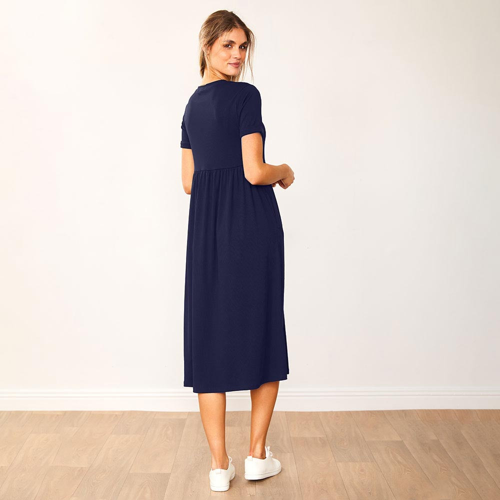 Ely Dress (Navy)