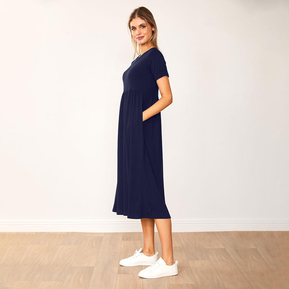 Ely Dress (Navy)