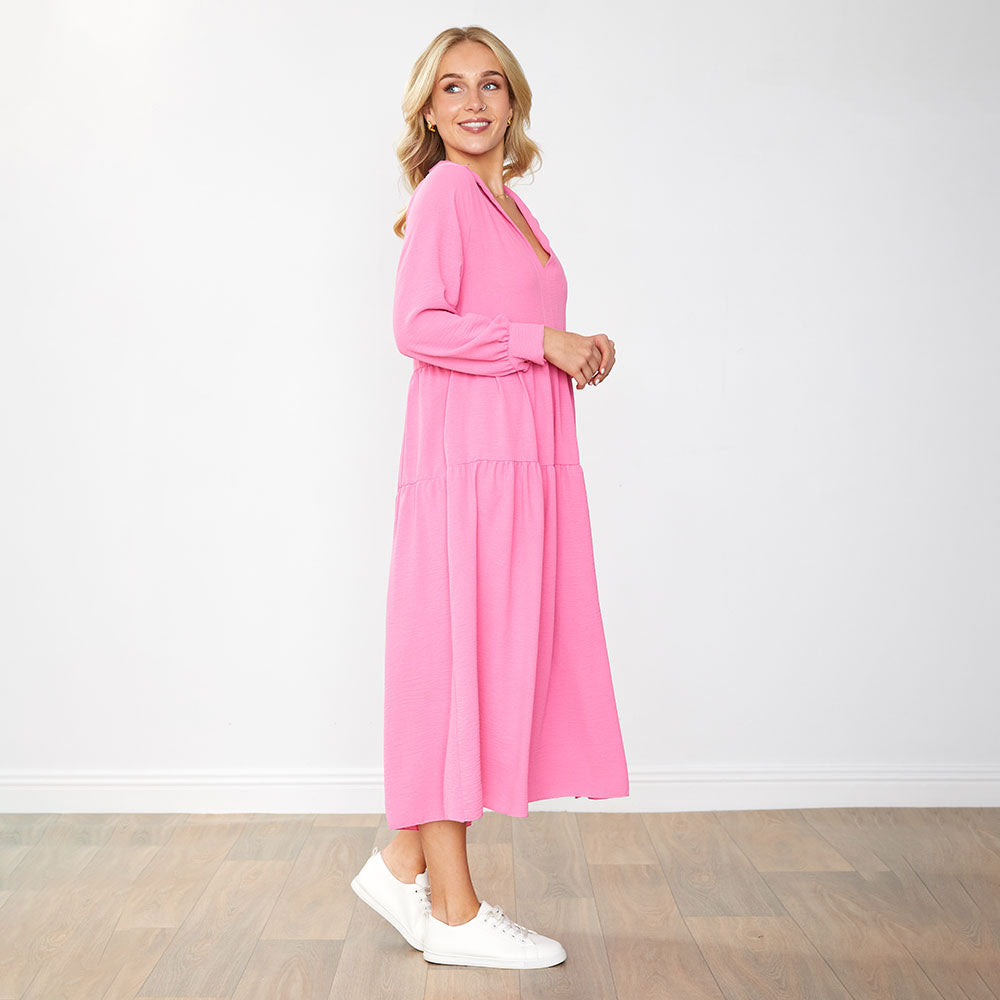 Emily Dress in pink – women's dress – view 3