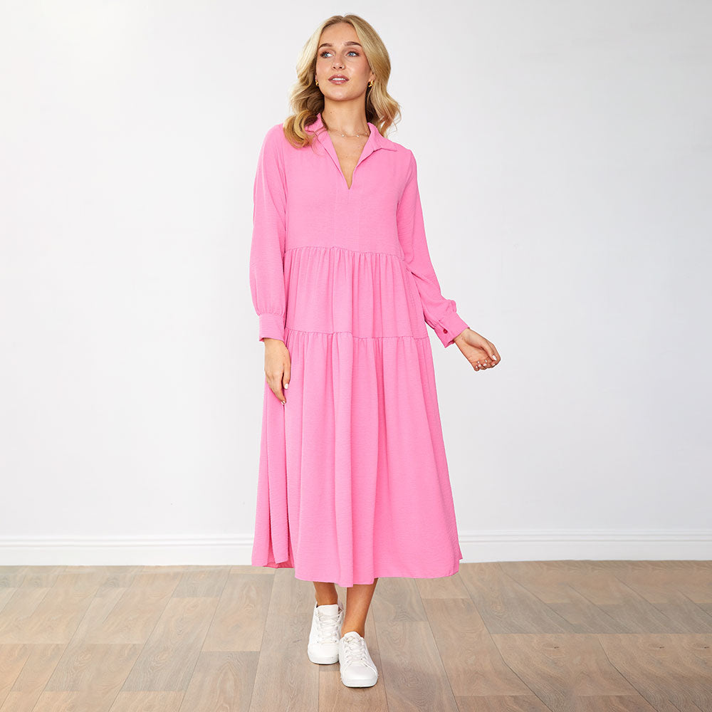 Emily Dress in pink – women's dress – view 4