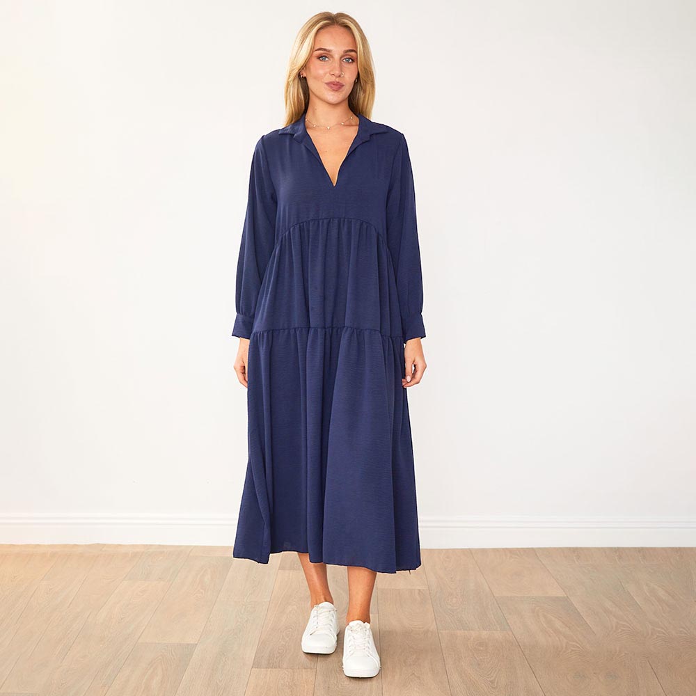 Emily Dress in navy – women's dress – view 10