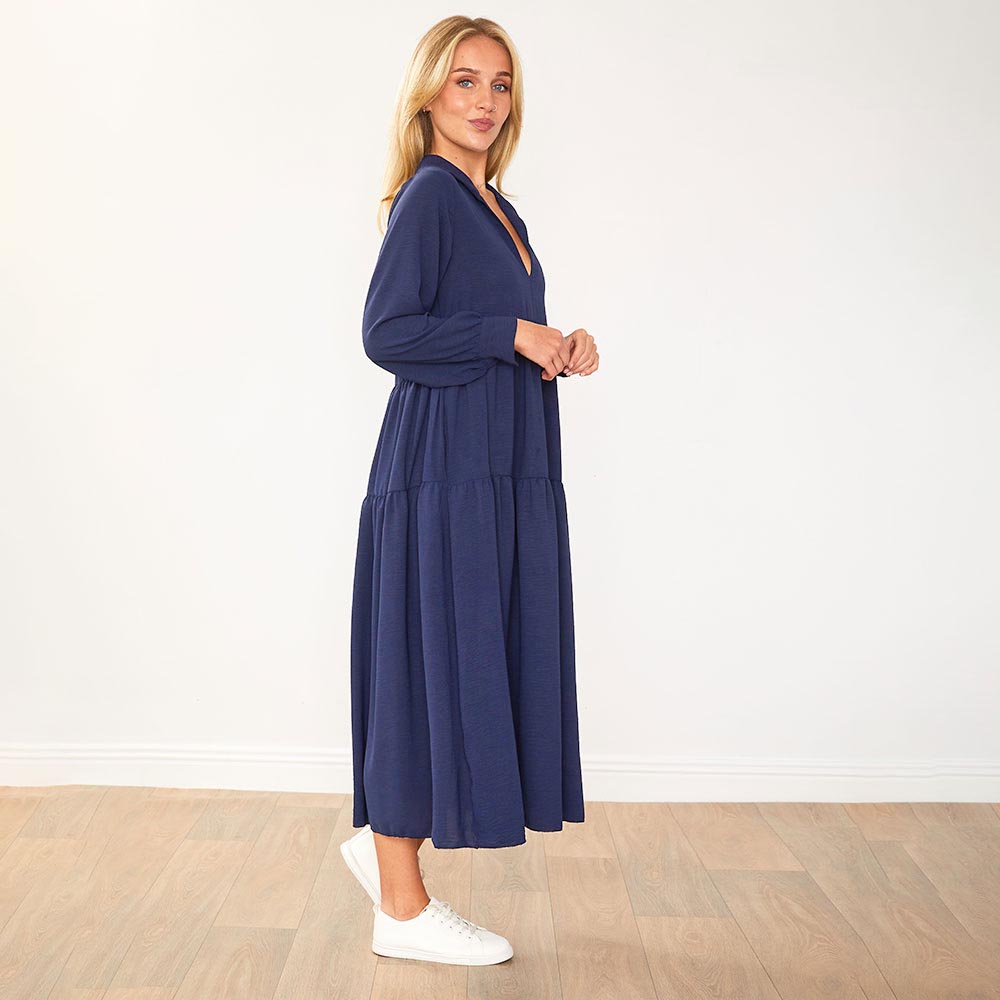 Emily Dress in navy – women's dress – view 9