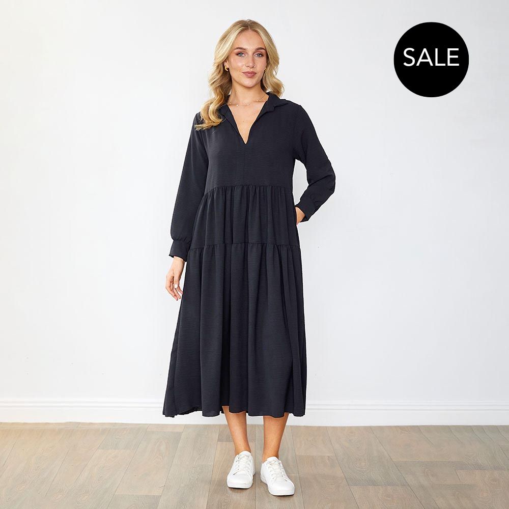 Emily Dress in black – women's dress