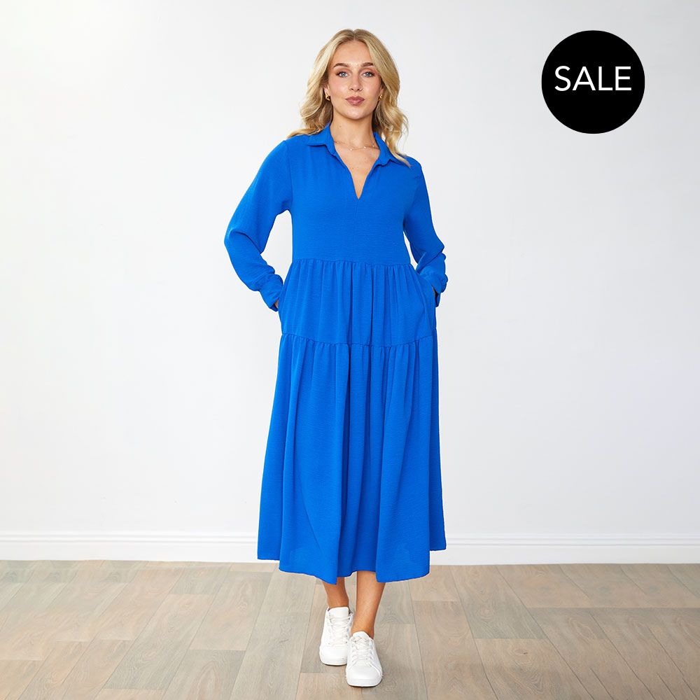 Emily Dress in cobalt – women's dress