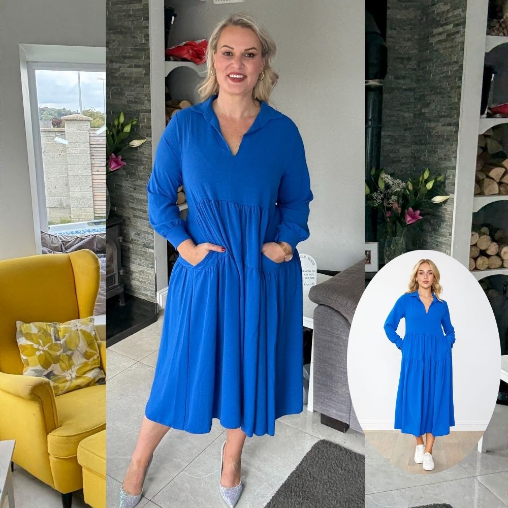 Emily Dress (Cobalt)