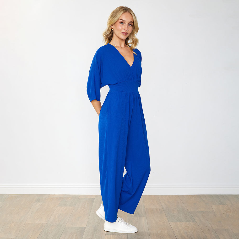 Ester Jumpsuit (Cobalt)
