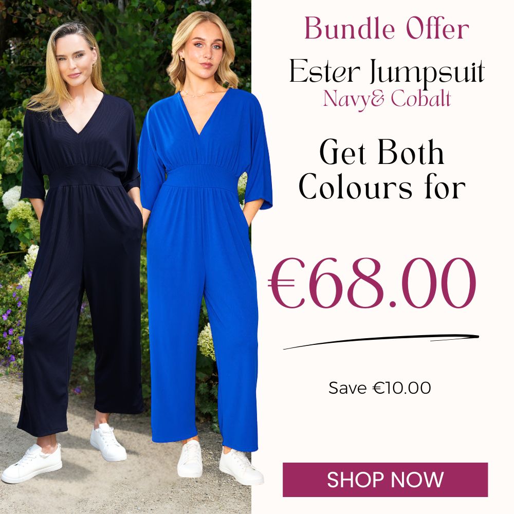 Ester Jumpsuit Nay & Cobalt (2 for €68)