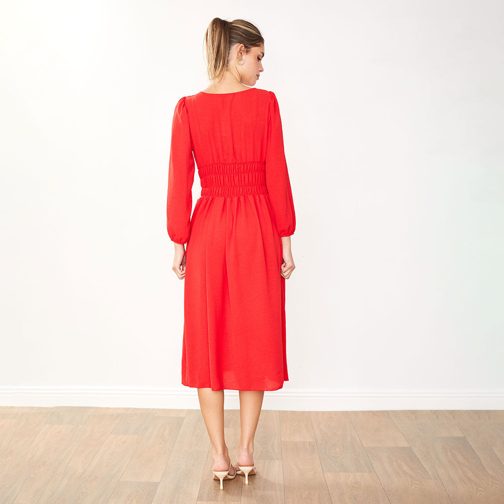 Evelyn Dress (Red)