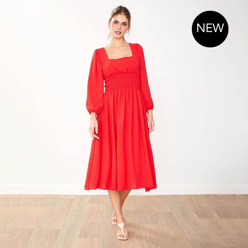 Evelyn Dress (Red)