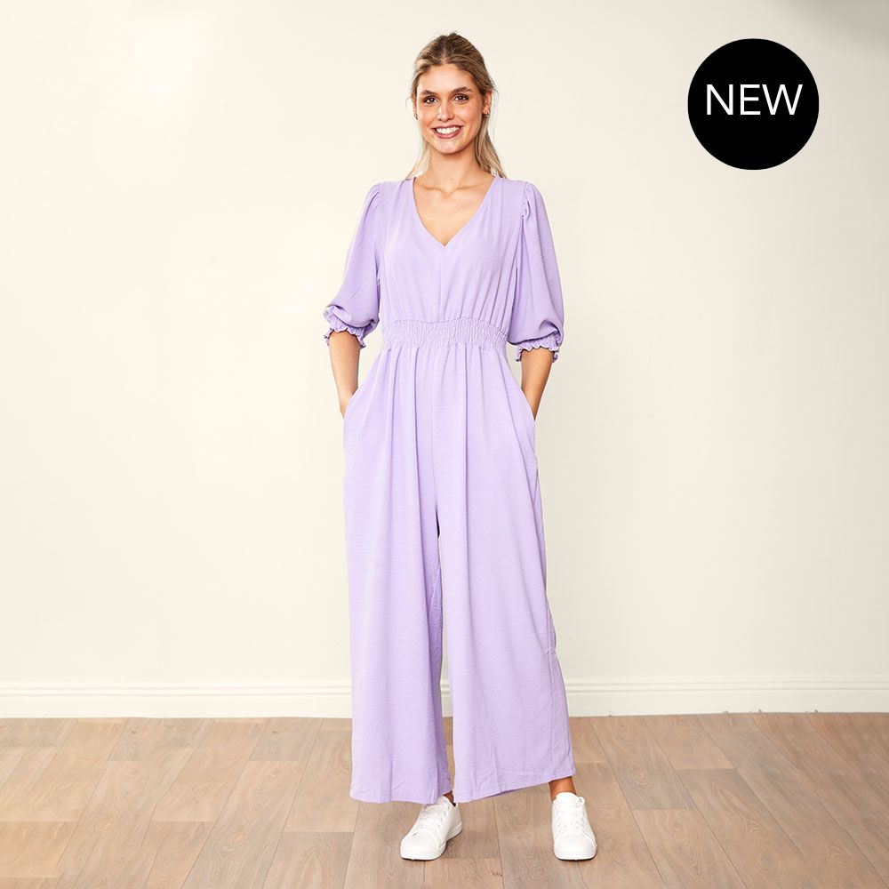 Regina Jumpsuit (Lilac)