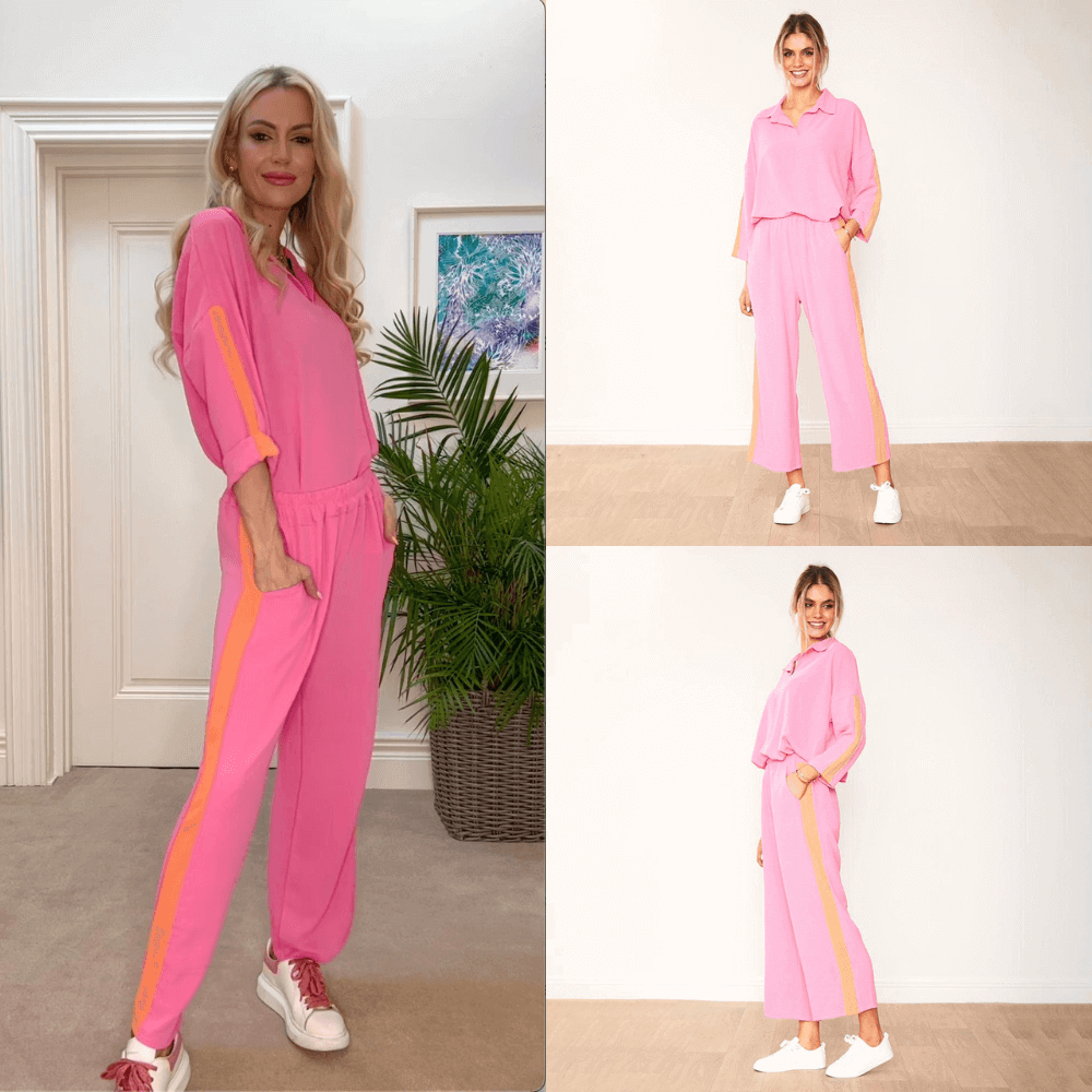 Clara Co-Ord (Pink/Orange)