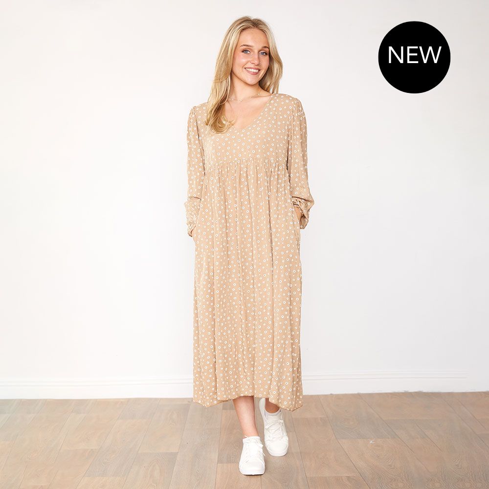 Sana Dress (Tan)