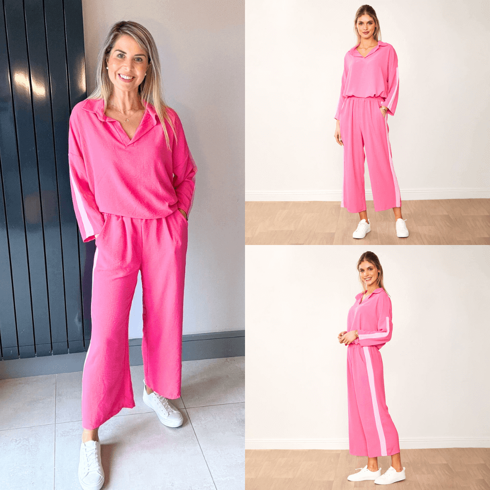 Clara Co-Ord (Pink/BabyPink)