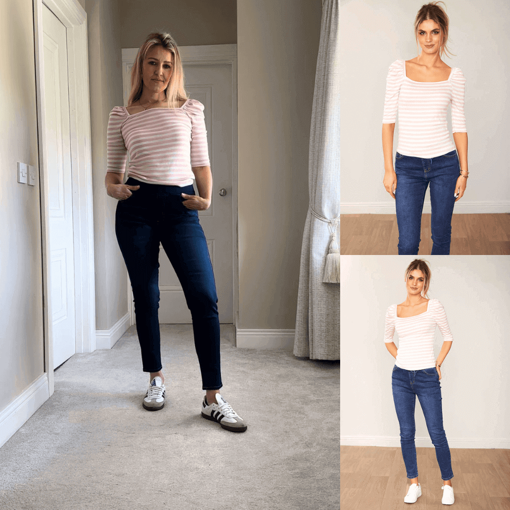 Sally Top (Light Pink Stripe)