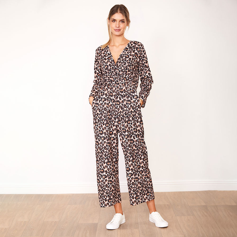 Farrah Jumpsuit (Leopard)