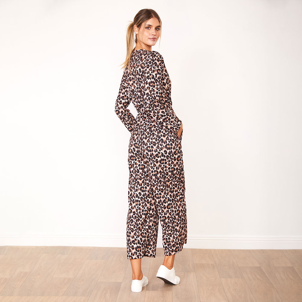 Farrah Jumpsuit (Leopard)