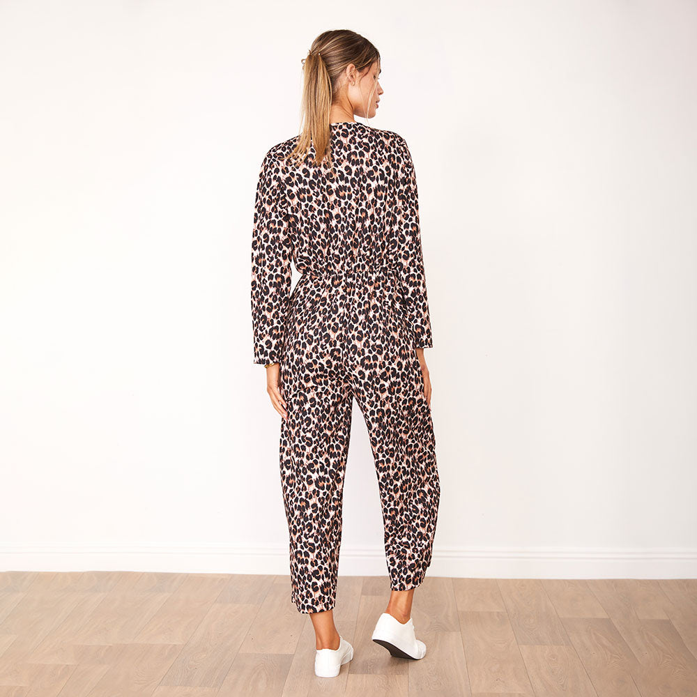 Farrah Jumpsuit (Leopard)