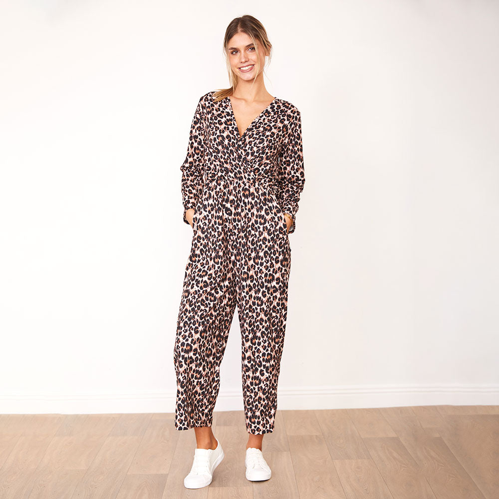 Farrah Jumpsuit (Leopard)