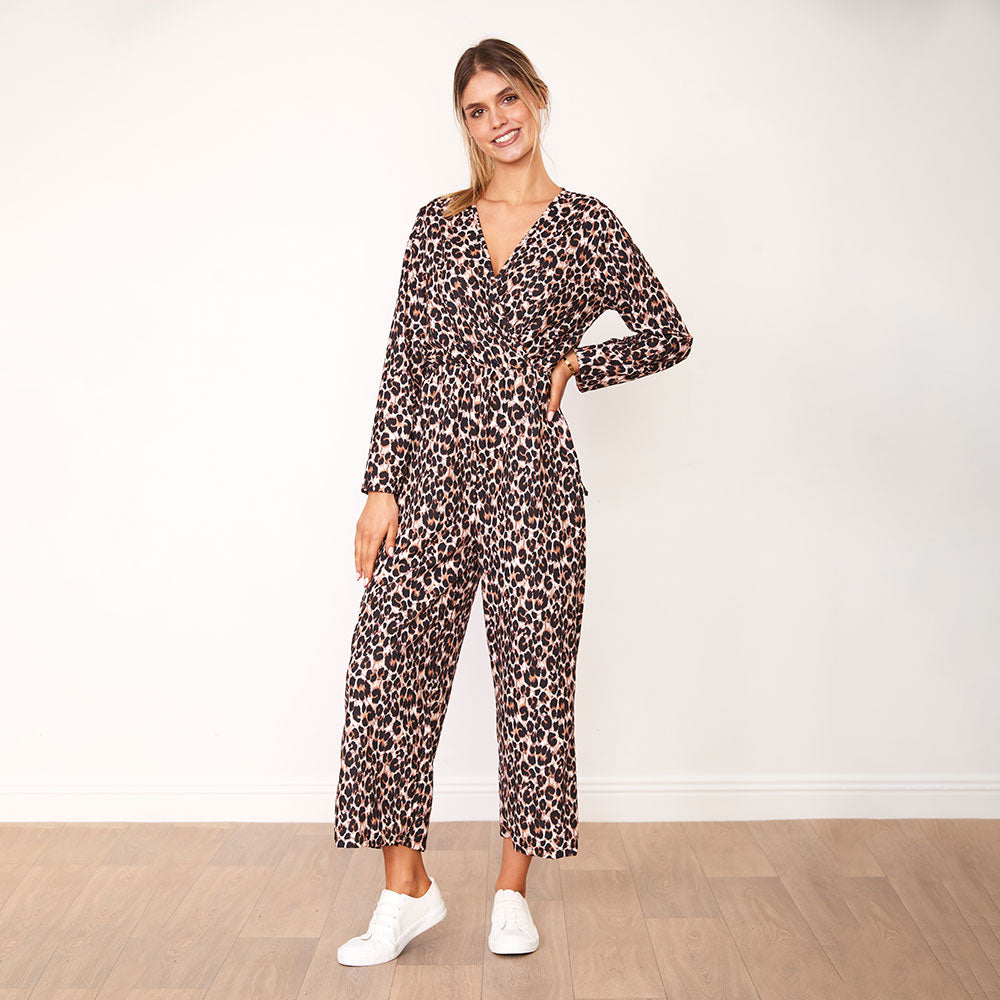Farrah Jumpsuit (Leopard)