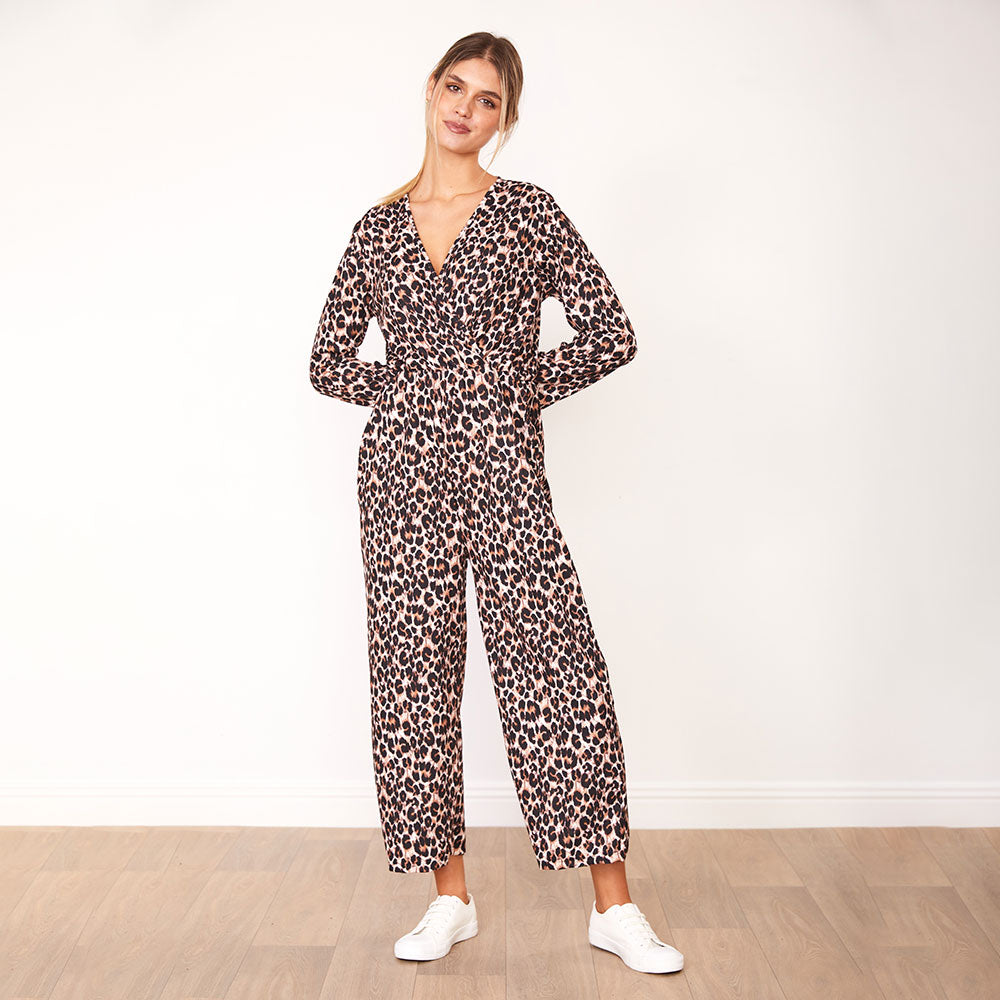 Farrah Jumpsuit (Leopard)