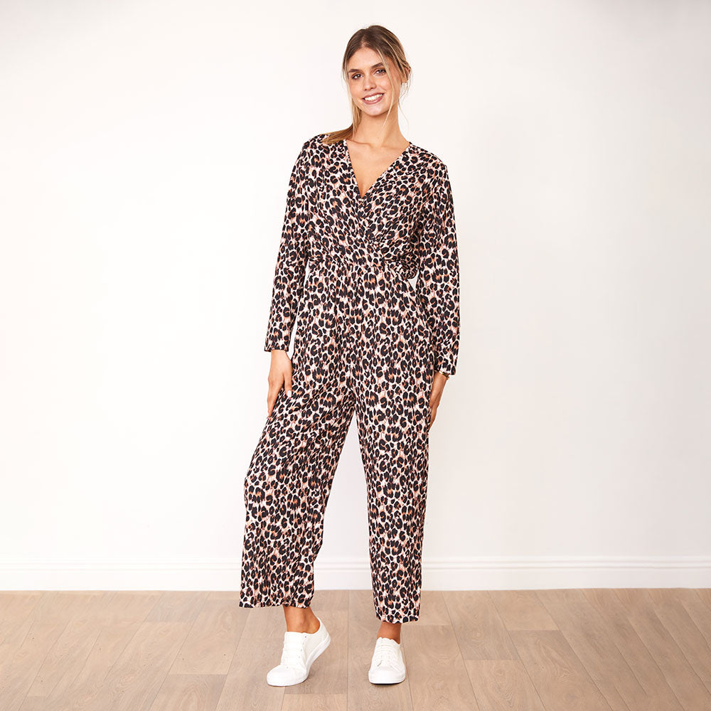 Farrah Jumpsuit (Leopard)