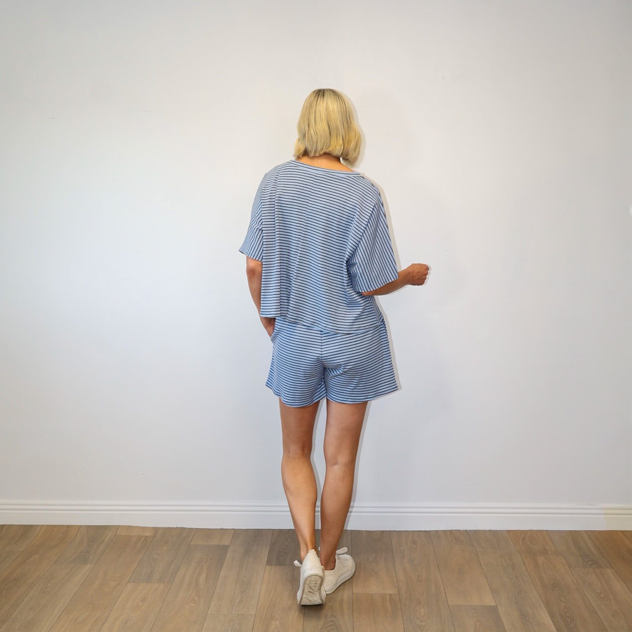 Felicity Top (Blue/Brown)