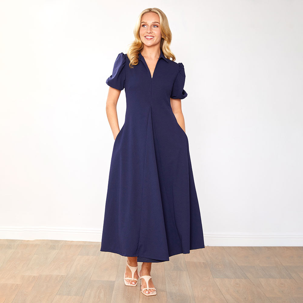 Hazel Dress (Navy)