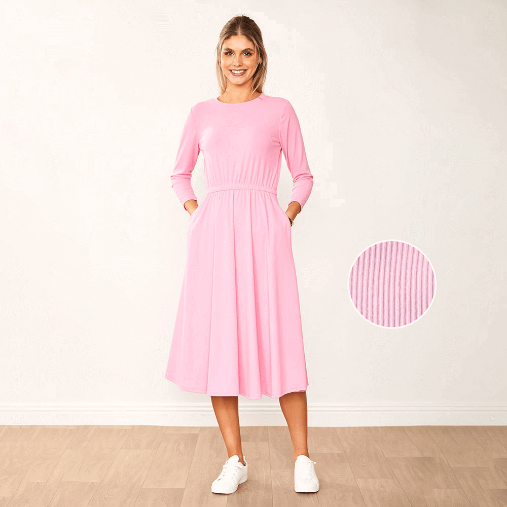 Heidi Dress (Pink)