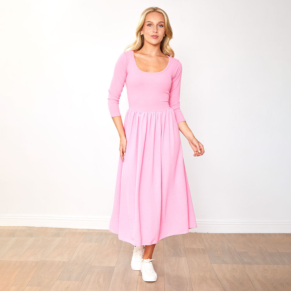 Jackie Dress (Pink)