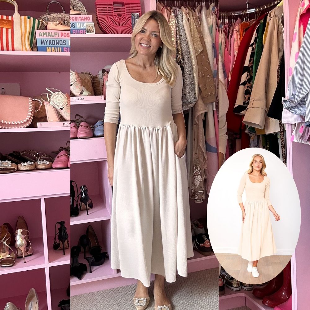 Jackie Dress (Cream)