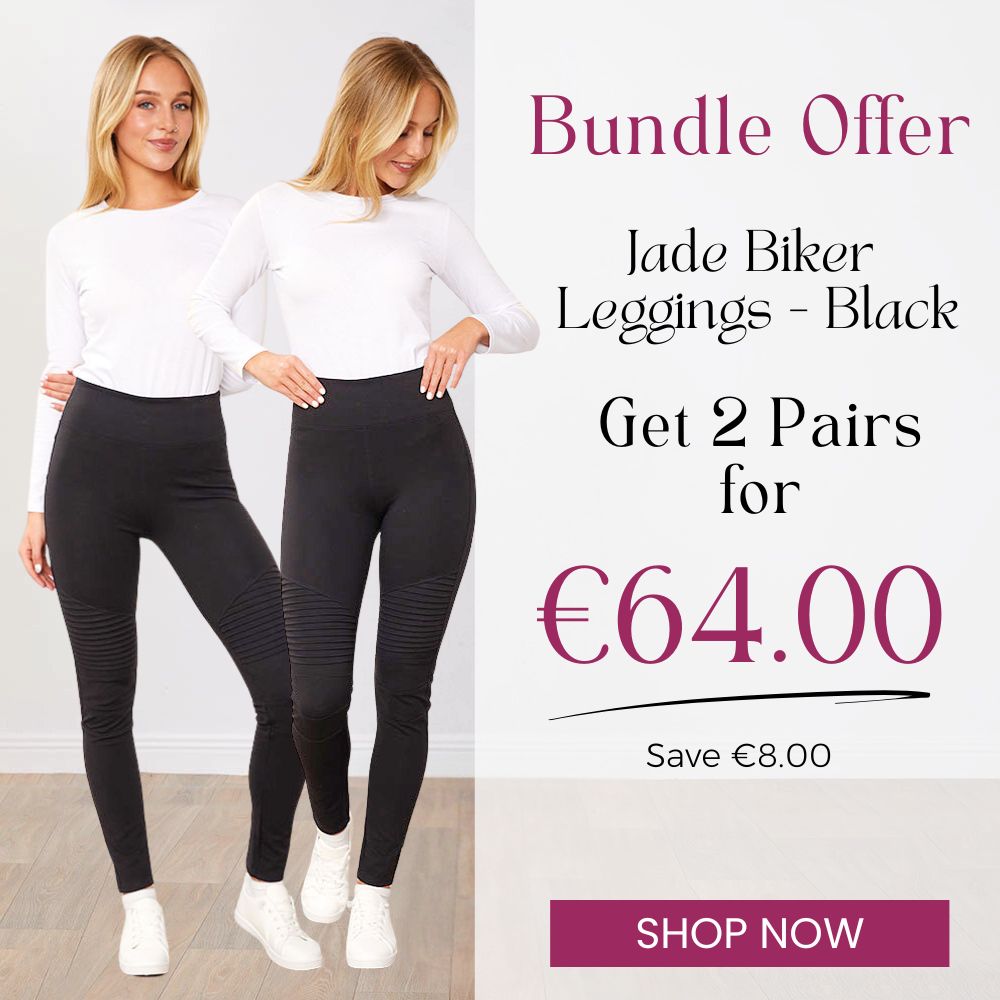 Jade Biker Leggings (Black) x 2