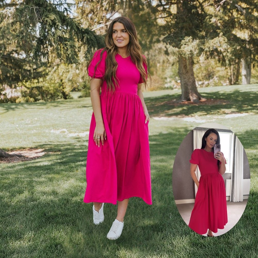Lois Dress (Fuchsia)