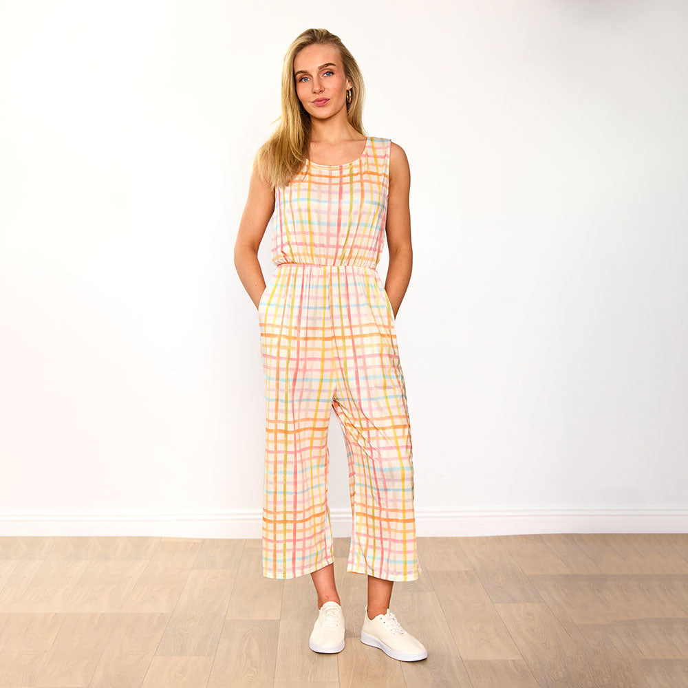 Lottie Jumpsuit (Pastel Yellow)