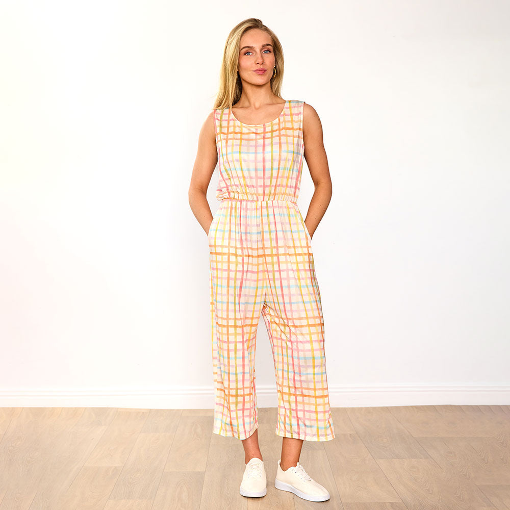 Lottie Jumpsuit (Pastel Yellow)