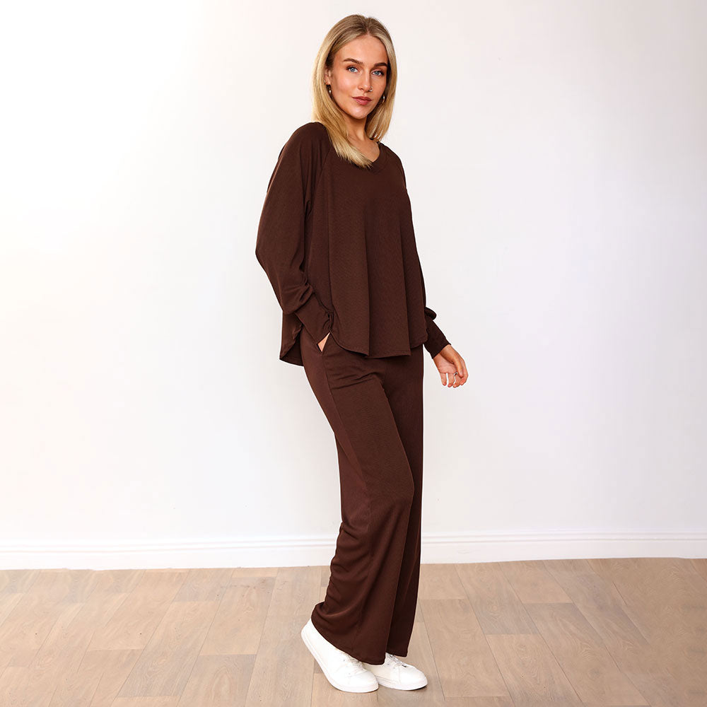 Layla Co-Ord in brown – women's co-ord set – view 6