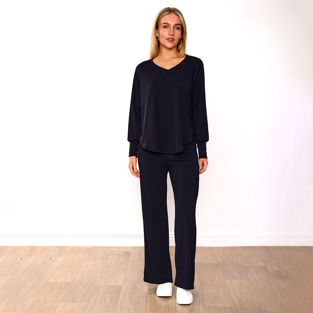 Layla Co-Ord (Navy & Brown) for €105.00