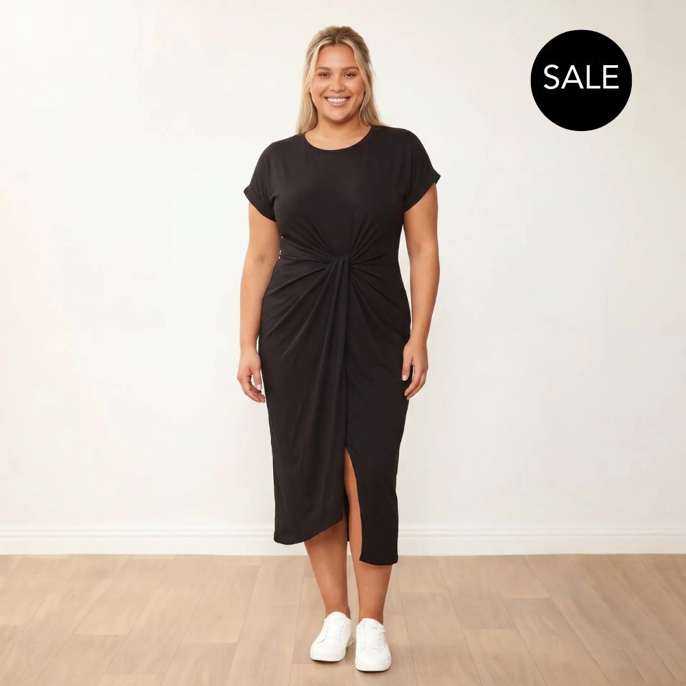 Lenny Dress in black – women's dress