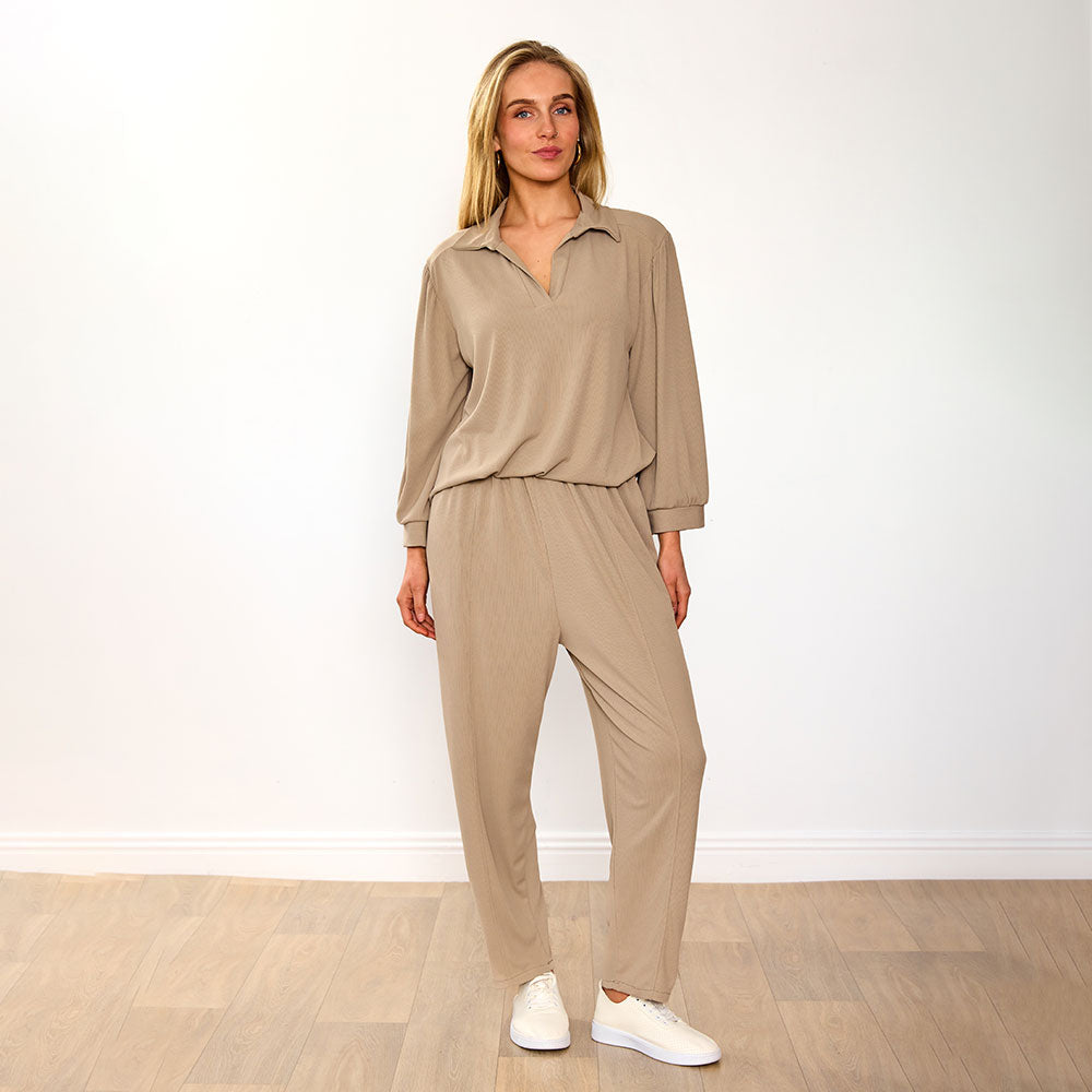 Lexi Co-Ord in taupe – women's co-ord set – view 11