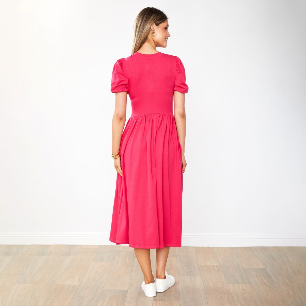 Lois Dress (Fuchsia)