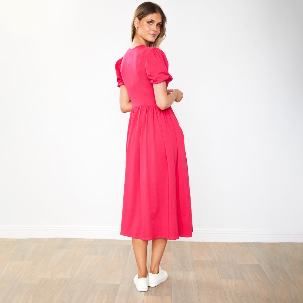 Lois Dress (Fuchsia)