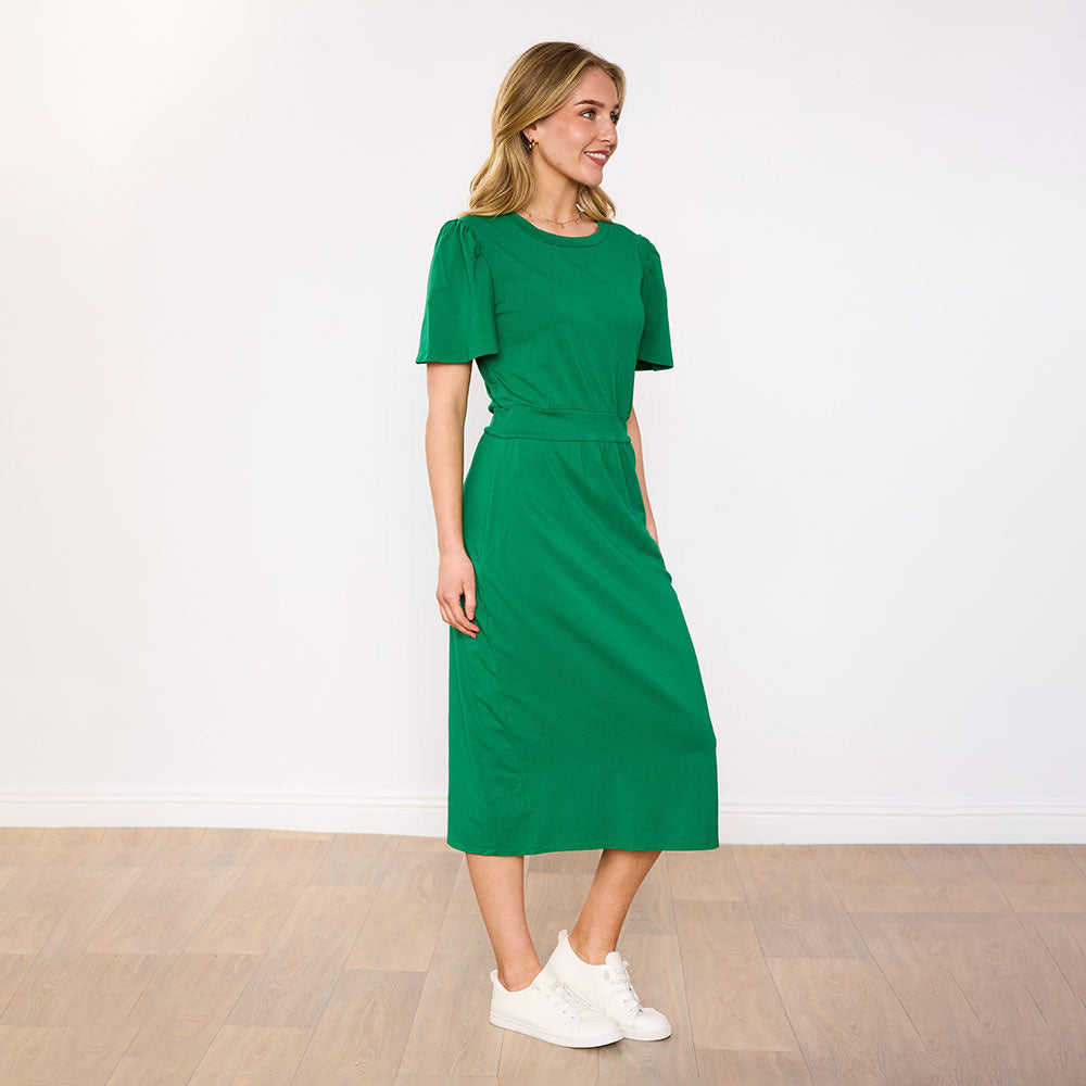 Lois Dress in green – women's dress – view 4