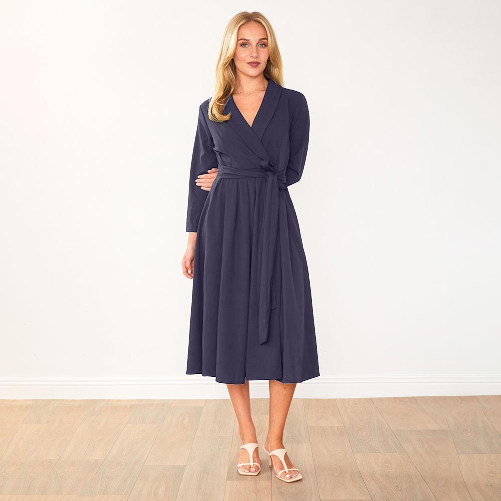 Lorene Dress (Navy)