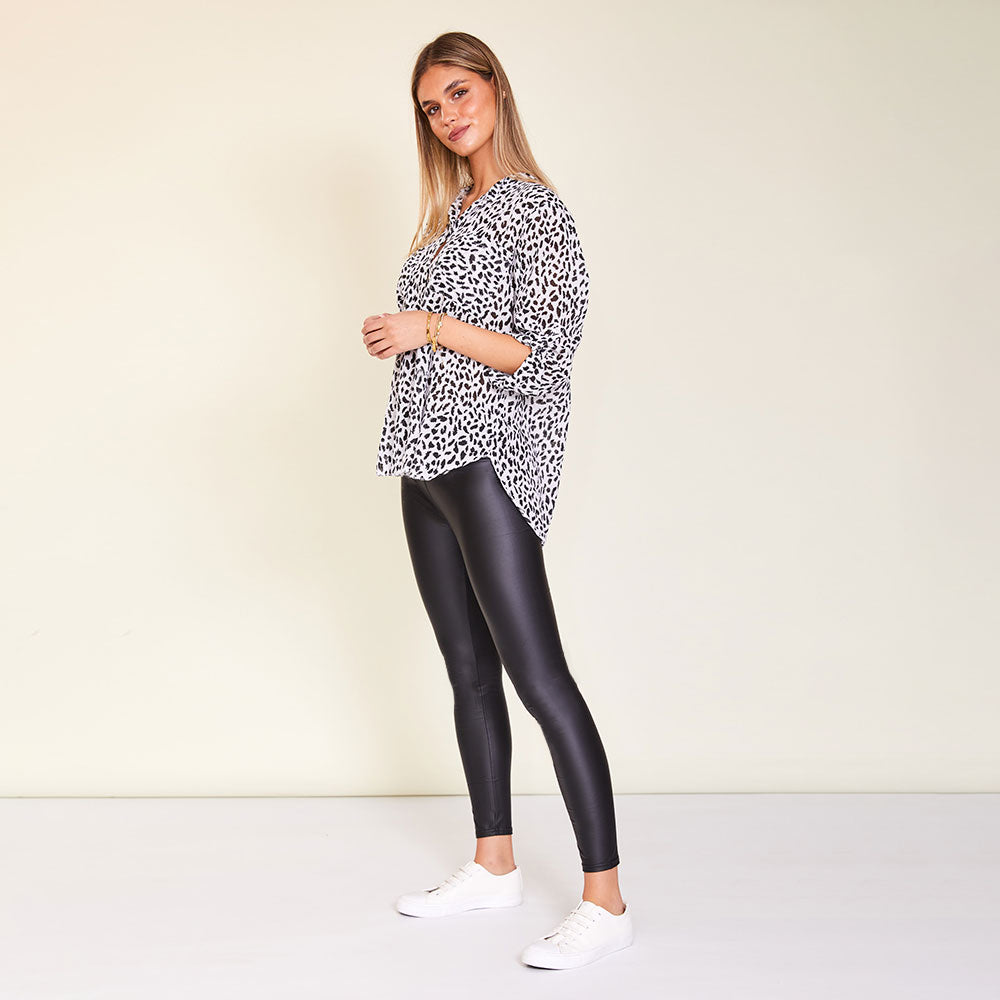 Louis Shirt (Black /White pattern)