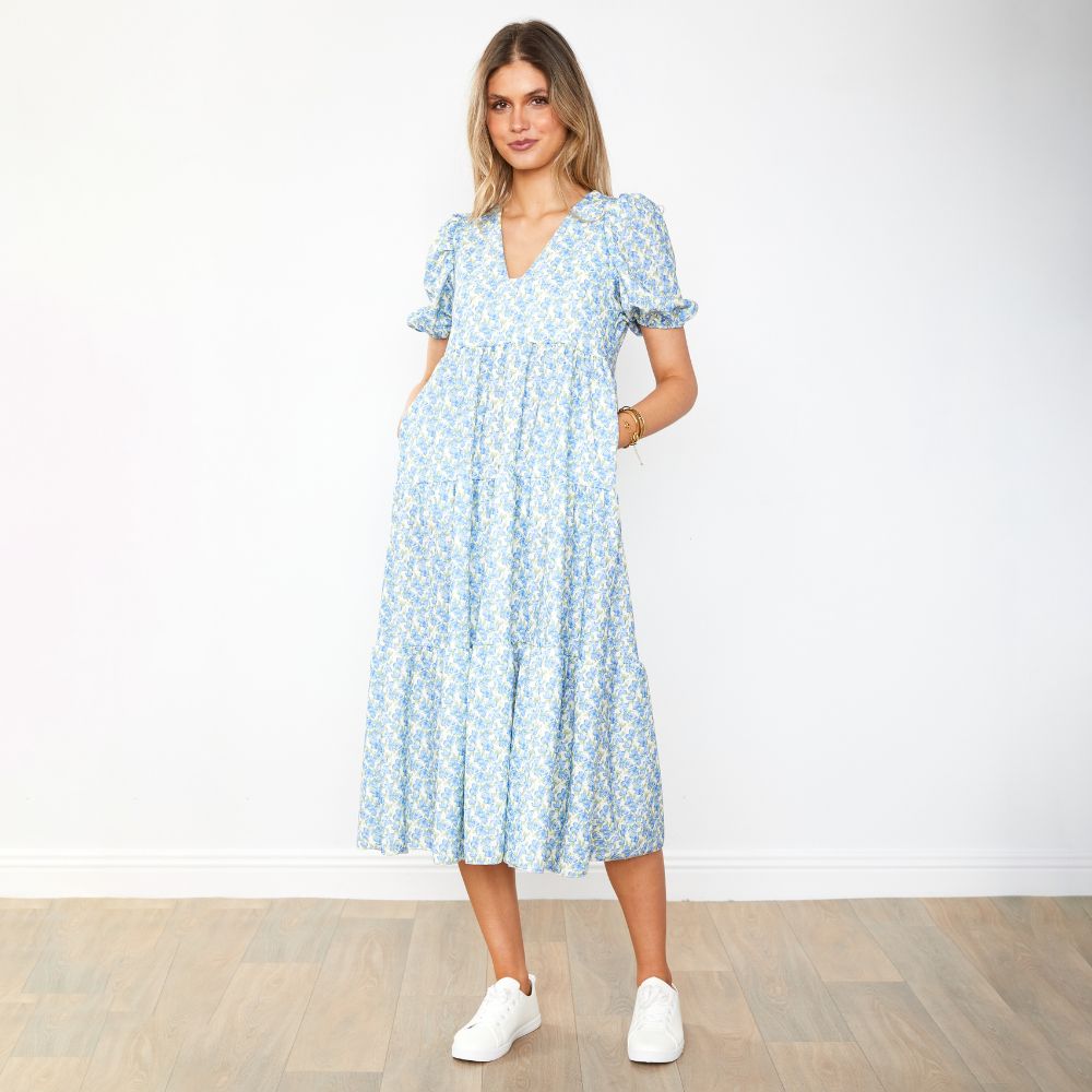 Mabel Dress (Orchid Blue)