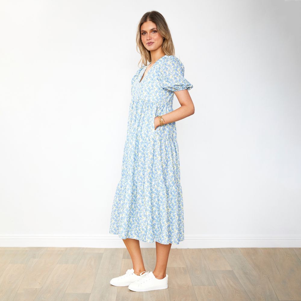 Mabel Dress (Orchid Blue)